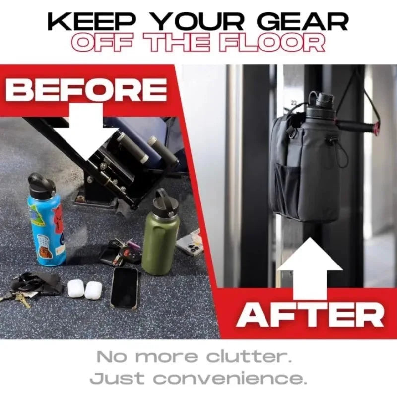 RAKT Magnetic Gym Water Bottle Carrier - 2 Magnet / 3 Magnet Holder for Gym Bags